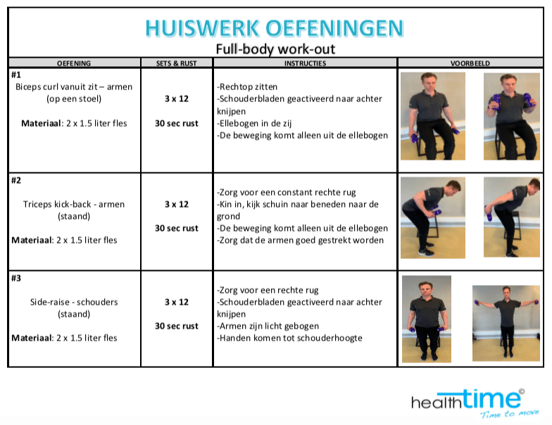 Glimp Goneryl programma Thuis trainen? HealthTime @ Home! – HealthTime Haarlem